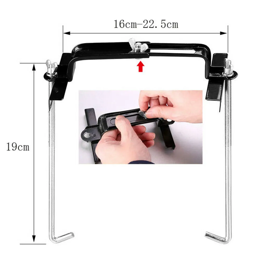 Car Storage Battery Holder Hold Down Adjustable Battery Hold Down Bracket Holder