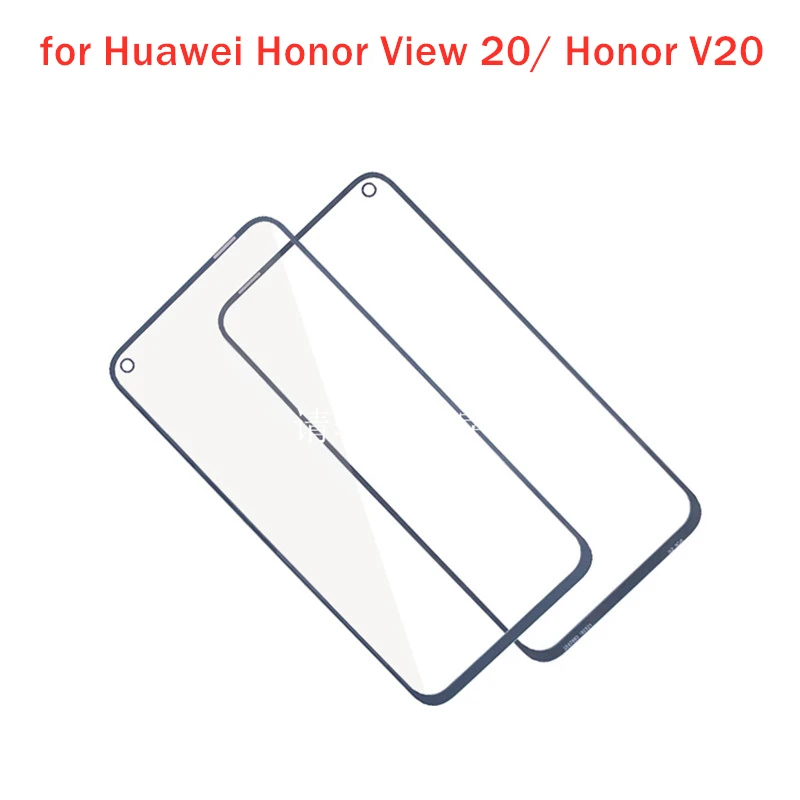 Для Huawei Honor V20 сенсорный экран стеклянная Сенсорная панель передняя дигитайзер