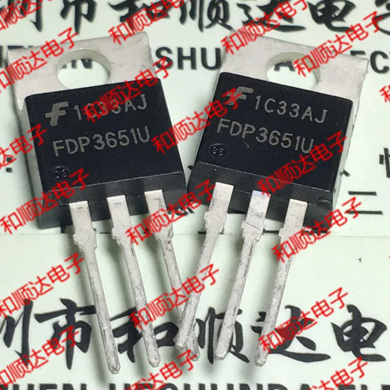 10 шт./лот FDP3651U TO-220 100V 80A
