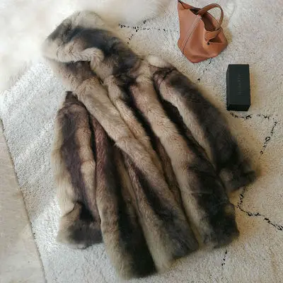 MEWE New Style High-end Fashion Women Faux Fur Coat S105
