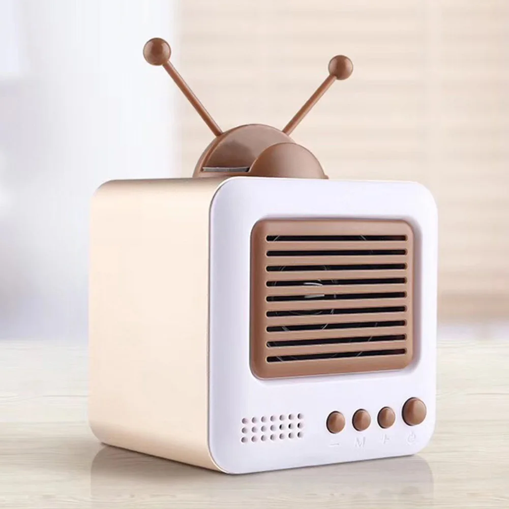 Универсальный Ретро форма TV U диск Bluetooth 5,0 TF карта обеспечивает высокую точность воспроизведения звука Кнопка МИНИ Портативный Беспроводной Динамик прикрепляющийся к дома подарок на Рождество