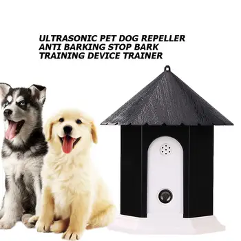 

Ultrasonic Anti Barking Device Outdoor Waterproof Adjustable Dogs No Barking Control Safe for Sonic Bark Training Device