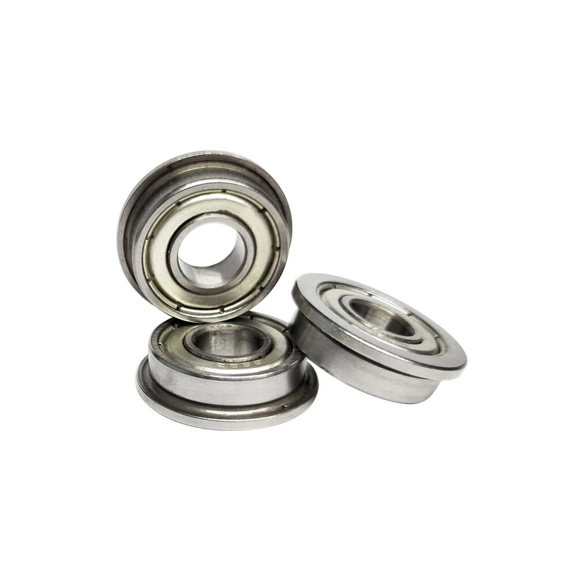 10pcs F6000ZZ 10x26x8mm ABEC1 Flange Bearing Metal Shielded Deep Groove