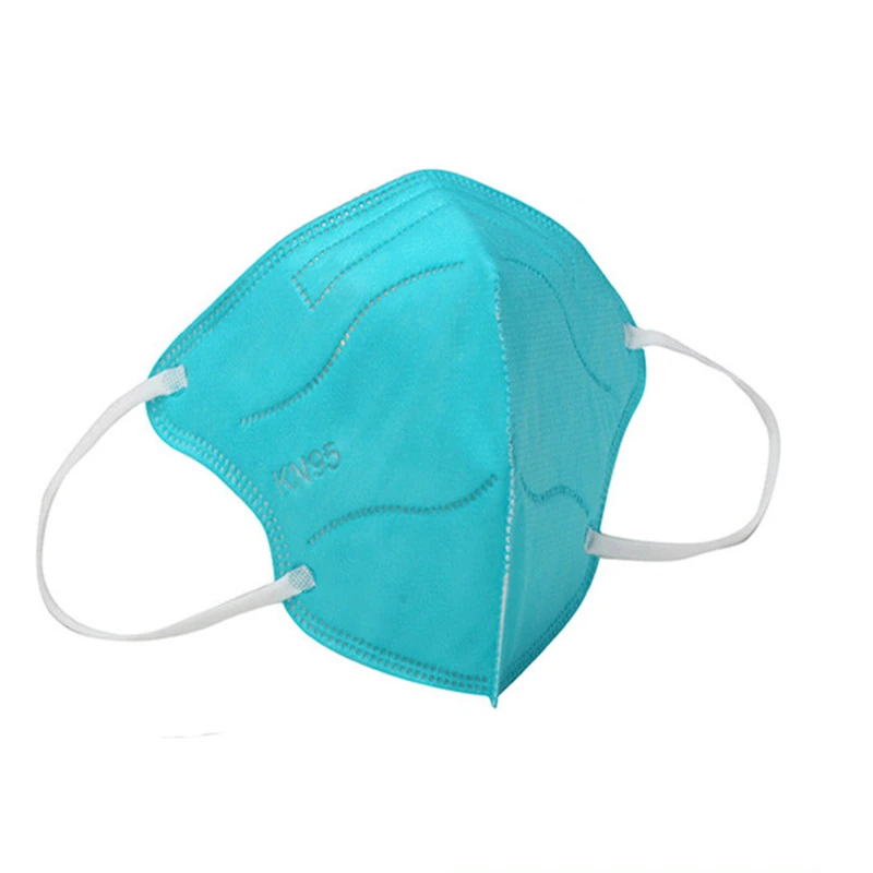 Enfant portant un masque KN95 certifié CE FFP2, ajusté sur le visage, vue de profil.
