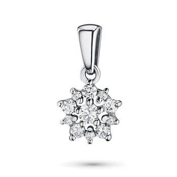 

Pendant in white gold with diamonds