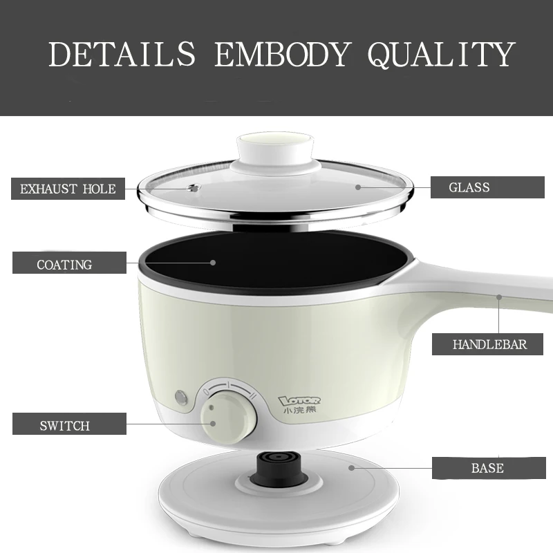Рисоварка многофункциональная электрокастрюля машина Hotpot мульти плита мини жаровня котел многопарный метод печи