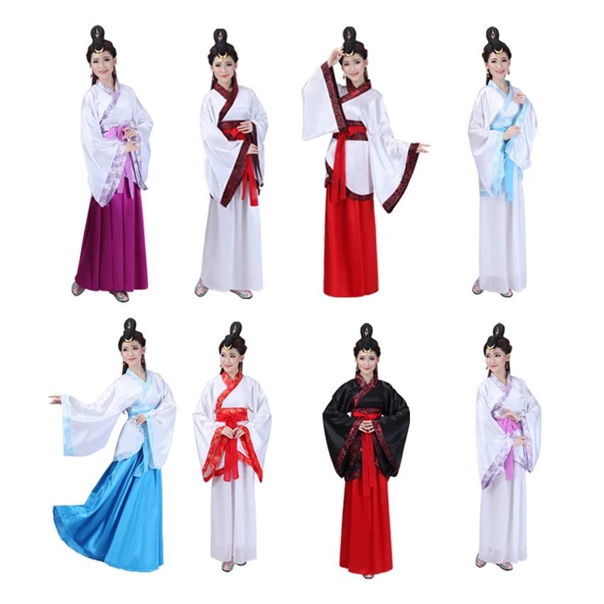 Tanie Starożytny tradycyjny w chińskim stylu Hanfu sukienka eleganckie kostiumy do