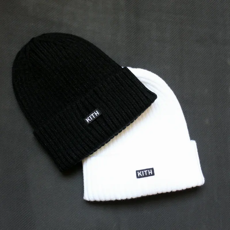 KITH Beanie, теплые зимние шапки для мужчин и женщин, аксессуары, женские Акриловые шапки, забавные вязаные Beenie шапки Skullcap, рыбак