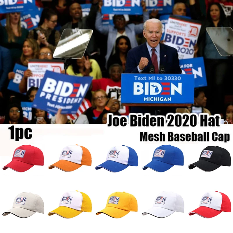 Новинка 2020 бейсболка Joe Biden для президента 2021 регулируемая шапка с вышивкой |