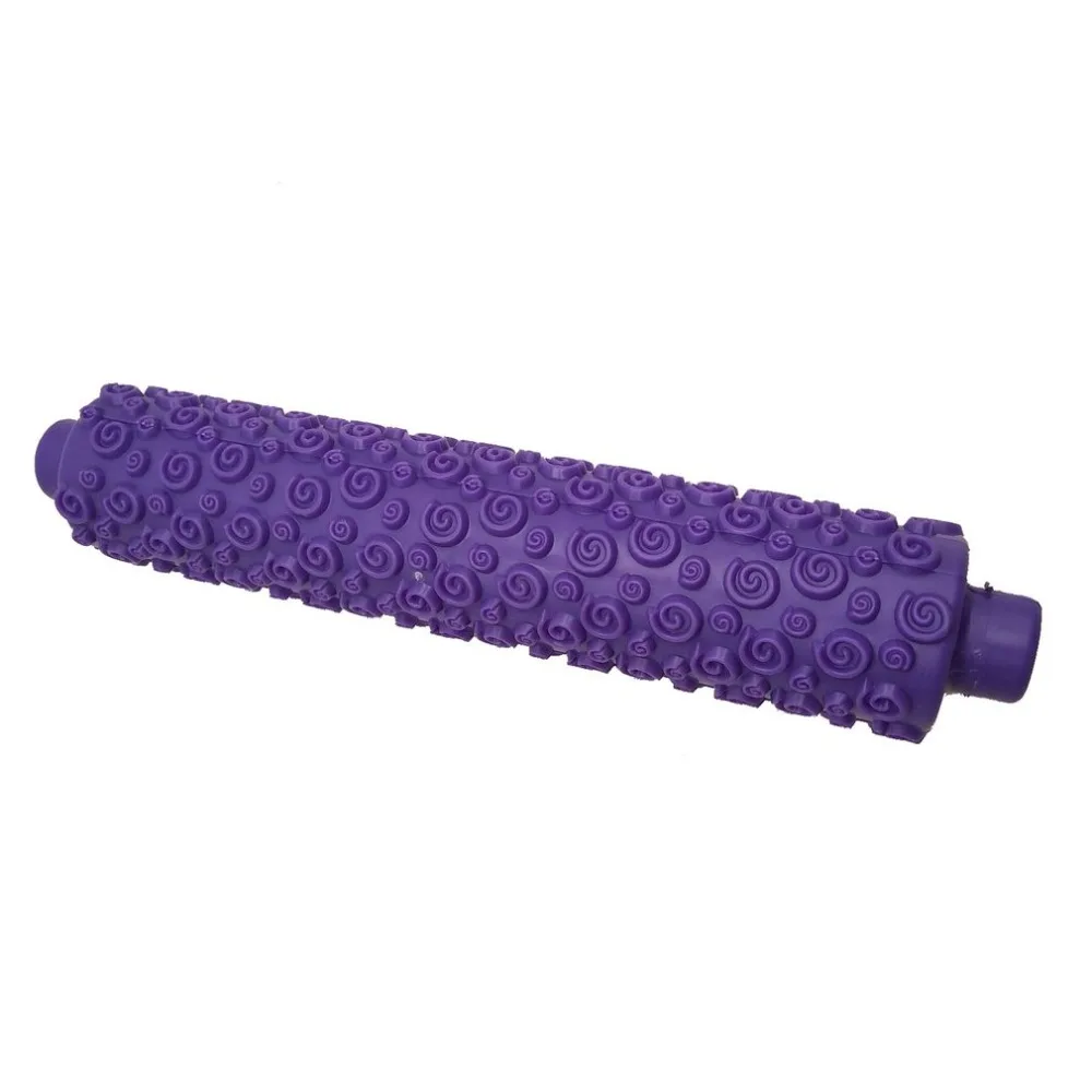 Pastic Non-Stick Fondant Rolling Pin Tool Portable Embossed Rolling Pin Heart Pattern Fondant Pastry Cake Decorating Tool