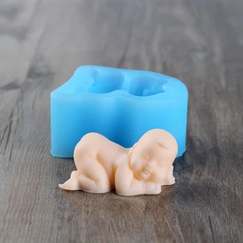 

Resin Soap Molds Baby Shaped Silicone Crafts Moulds Handmade DIY Bathroom Decoration Tools