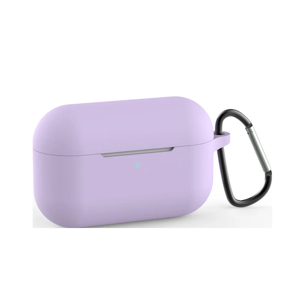 R-Purple Ультратонкий чехол для Airpods Pro силиконовый Bluetooth беспроводной чехол для наушников для Air pods Pro защитный чехол для Apple AirPods Pro - Цвет: R-Purple