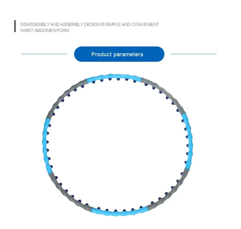 100 см массаж обруч ДЛЯ ФИТНЕССА пластиковые мягкие строчки Фитнес Спорт обруч съемный 78 детей взрослых общее кольцо для фитнеса