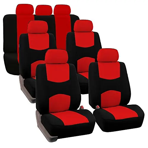 13 шт. три ряда 7 Seaters набор Плоских тканевых чехлов для автомобильных сидений многоцветная защита для автомобильных сидений подходит для большинства автомобилей внедорожник фургон грузовик фургон - Название цвета: Золотой
