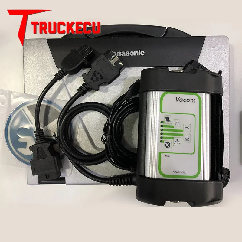 Диагностический ноутбук insperbook CF52 для volvo VCADS pro для volvo Vocom 88890300 forvolvo Euro6 fh fm для volvo диагностический инструмент