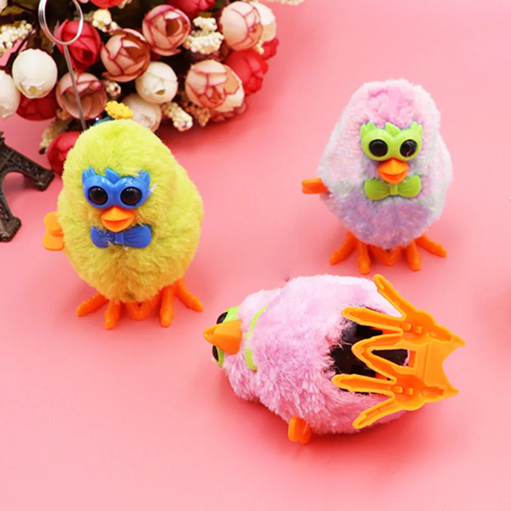 2 шт. без выбора Цвет очки плюшевые Чик игрушки заводные надувные прыжки цыпленок