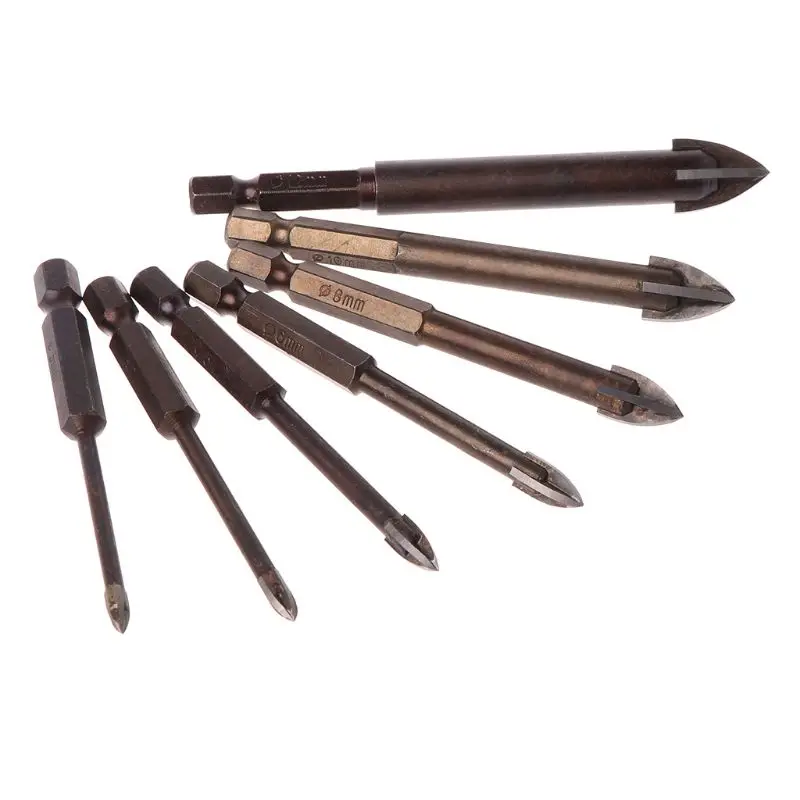 Набор сверл из карбида вольфрама твердосплавные насадки с 4 режущими кромками