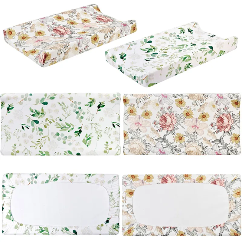 Soft Cotton Muslin Baby Diaper Changing Pad Newborn Nappy Changing Pad Cover Unisex Nursery Diaper Table Sheets Mat