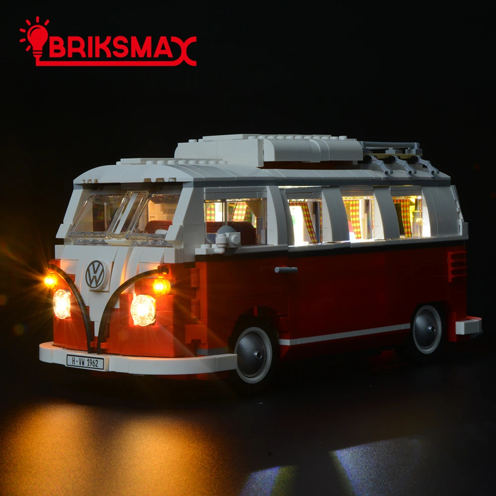 

BriksMax Led Light Kit For VOLKSWAGEN T1 Camper Van Building Blocks Model Light Set Compatible With 10220