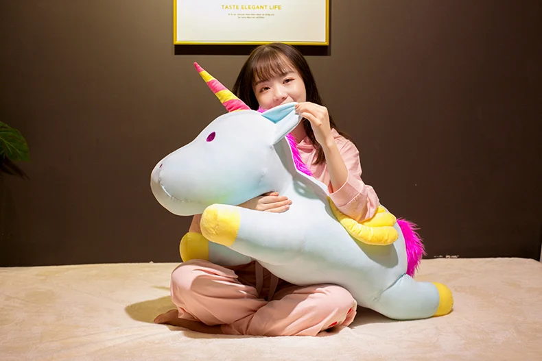 Единорог игрушечные животные Unicornio подушки детские для девочек День рождения Рождественская кукла игрушка детский подарок
