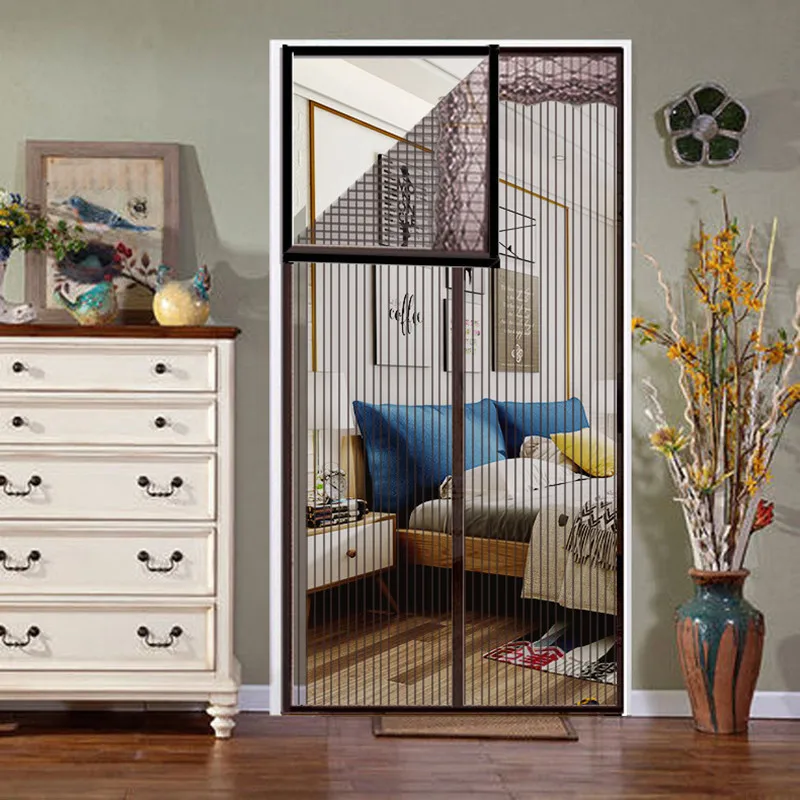 Hot Summer Anti Mosquito Insect Fly Bug Curtains Magnetic Net Mesh Automatic Closing Door Screen Kitchen Net Veil Protector