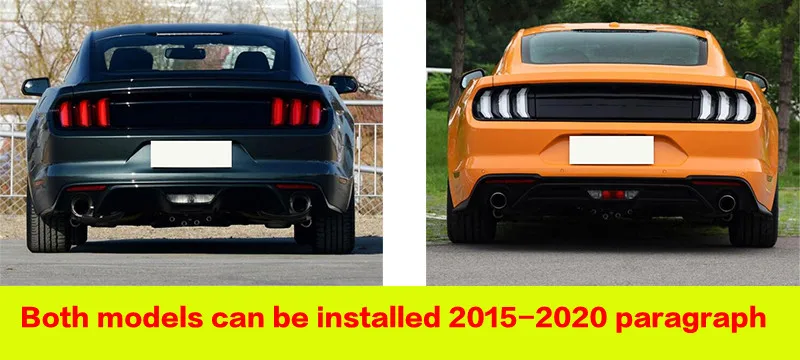 Для нового Mustang спойлер из углеволокна крыло багажника хвост- Ford Mustang ABS Материал праймер цвет автомобиля spoile задняя губа