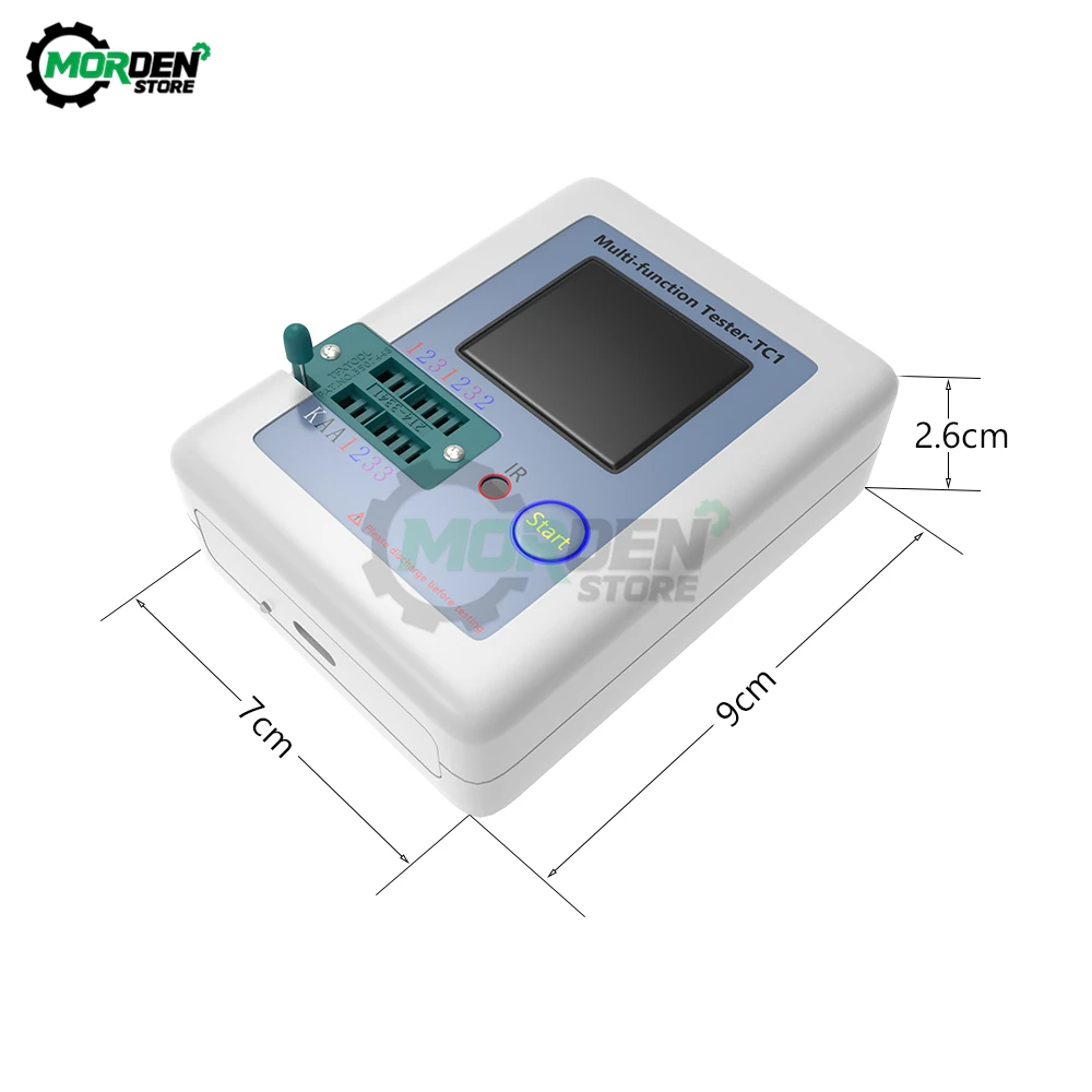 ЖК дисплей с подсветкой устройство для проверки транзисторов MOS PNP NPN LCR диодный