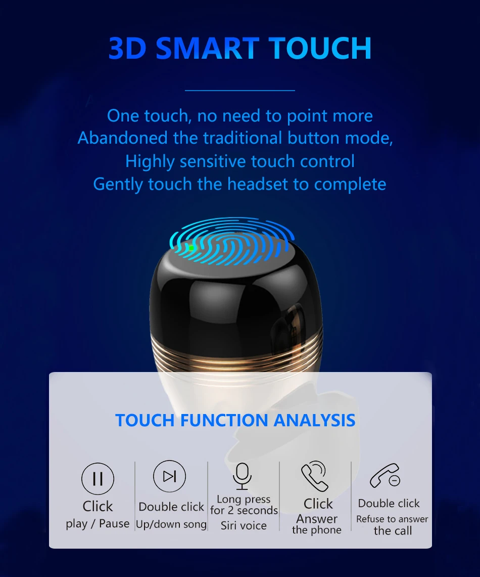 LIGE мини беспроводные наушники глубокий бас Bluetooth 5,0 наушники с металлической зарядной коробкой для iPhone Xiaomi Sony LG Honor