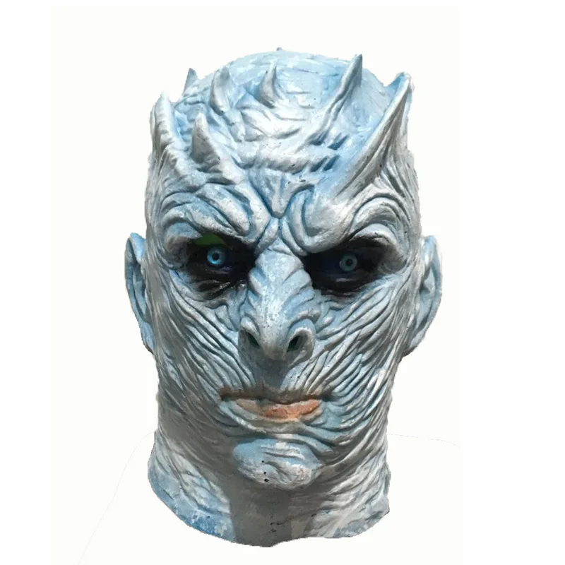 

Night King Cosplay Masks Terror Corpse Halloween Role Play Party High Quality PVC Carnival Masquerade Zipper Masks Accessories