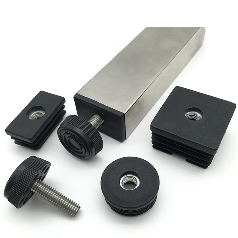 Description Picture 2 of itemM8 Nut Pipe Plug Foot Furniture Adjustable Anchor Chair Screw Foot Pad Shelf Increased Foot Adjustable Foot Cup
