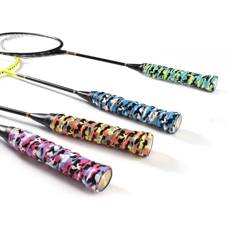 Camouflage Tennis Over Grip Badminton Tape Squash Racket Handle Fishing ...