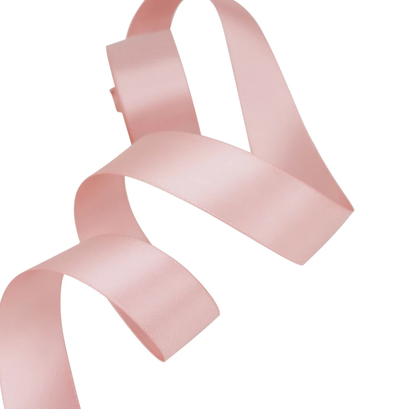 Pink Ribbon/Antique Mauve Satin Ribbon/Rose Gold