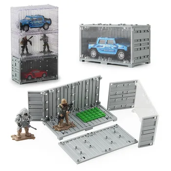 

Plastic Model Figure Blocks Toy Car Display Box Case Compatible With Various Backplanes Toy Display Showcase For Collectibles
