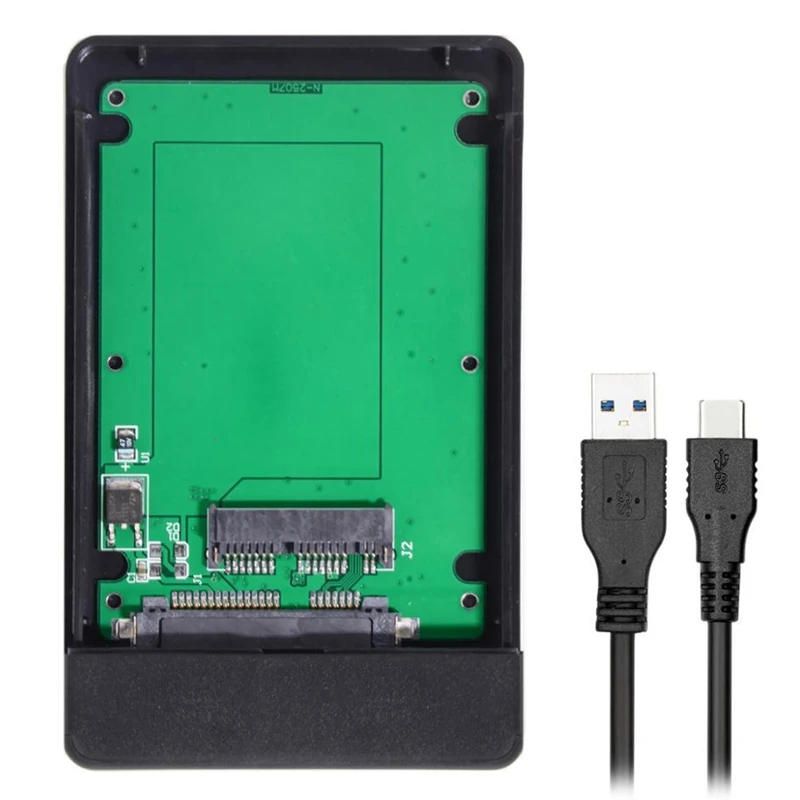 USB 3,1 type-C USB-C до 1,8 дюймов Micro-SATA 16 Pin 7+ 9 SSD для внешнего жесткого диска чехол UC-120