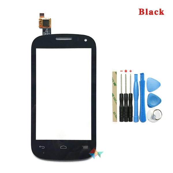 Высокое качество 4," для Alcatel One Touch Pop C2 OT4032 4032A 4032D сенсорный экран дигитайзер Переднее стекло объектив сенсорная панель - Цвет: Black With Tool