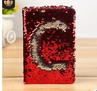 14 x 21 CM Двусторонний дневник с блестками, волшебная книга А6, записная книжка для детей, девочек, детей, записная книжка с блестками,, записная книжка s - Цвет: 14 x 21 CM