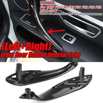 

Carbon Fiber Look Car Front Inner Trim Door-Pull Handle Inner Door Hnadle Cover For BMW F30 F80 F82 F31 F32 F33 F35 2013-2017