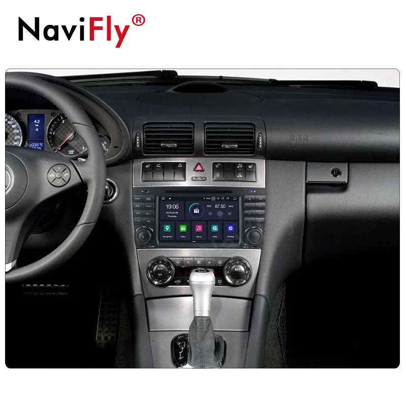 8Core 4G Android 9,0 ips DSP автомобильный dvd-радиоплеер для Mercedes Benz C Class W203 C180 C200 CLC W203 Class W209 W219 gps navi rds