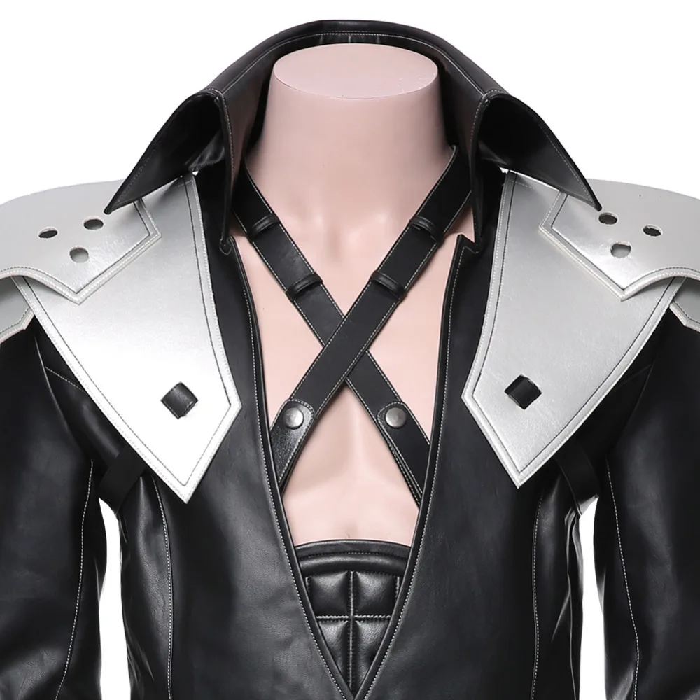 Ремейк Final Fantasy косплей Sephiroth костюм FF VII Sephiroth Униформа костюм для взрослых Хэллоуин Карнавальный костюм для мужчин индивидуальный заказ