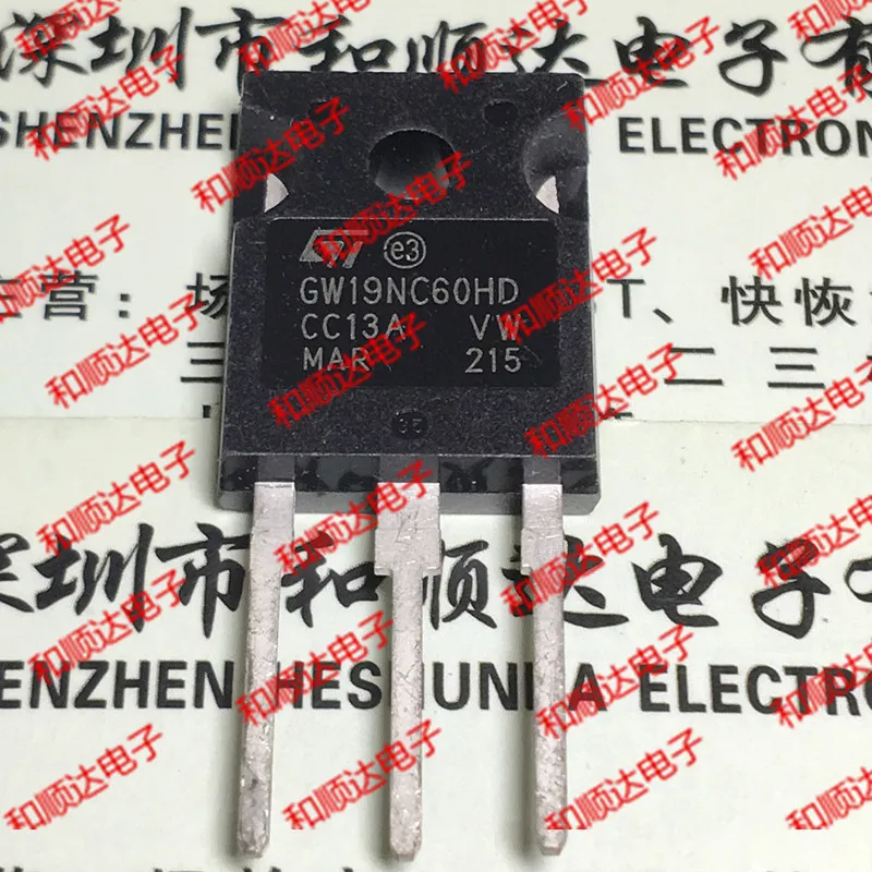 /2 шт./STGW19NC60HD-247 600V 21A