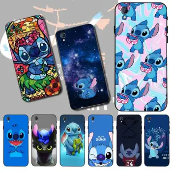

PENGHUWAN Cute Cartoon Stich Newly Arrived Black Cell Phone Case For Vivo Y91c Y17 Y51 Y67 Y55 Y93 Y81S Y19 Y7S Case