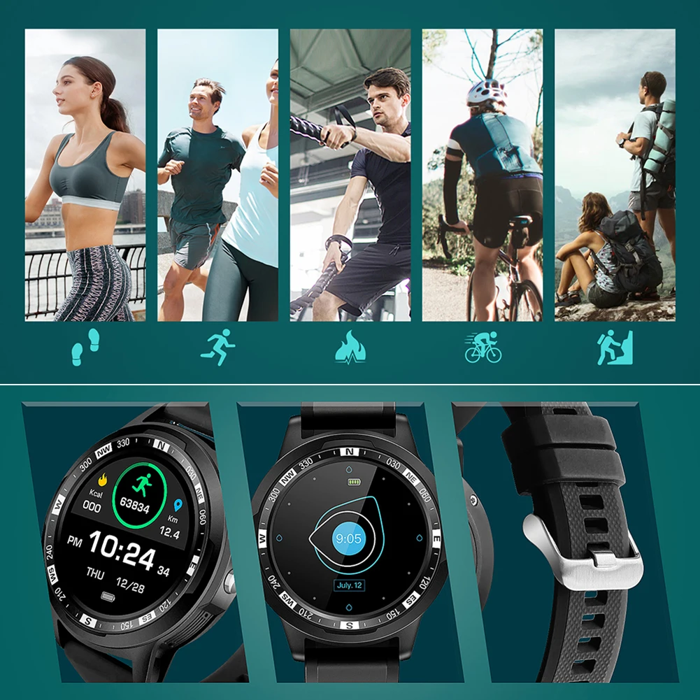 Watch SKY 3 GPS Sport Smart watch IP67 waterproof Bluetooth fitness tracker Men Mountaineering Smartwatch For IOS Android Phone