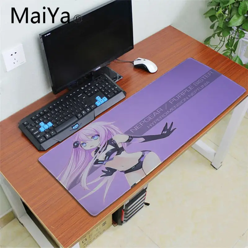 MaiYa Hyperdimension Neptunia красивый коврик для мышки в стиле аниме большая акция большой игровой коврик для мыши клавиатуры коврик