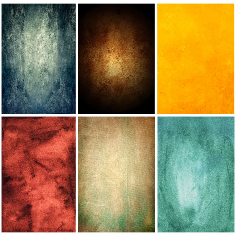 

SHENGYONGBAO Vinyl Vintage Hand Painted Photography Backdrops Props Texture Grunge Portrait Studio Background 201211GFH-04