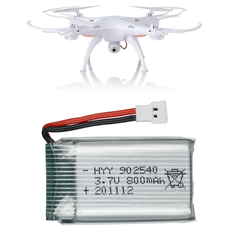 Литий-полимерный аккумулятор 3 7 в 800 мАч для Syma X5 X5C X5S X5SC X5HW X5HC X5SW M68 X300 X400 X500 X800 HJ819