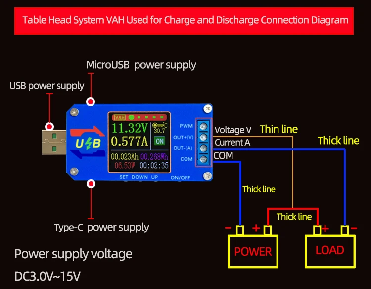 Постоянного тока, повышающий/понижающий преобразователь CC CV Мощность при напряжении от 5 в до 0,6-30 V 2A Регулируемый источник питания Напряжение ток мощность метр