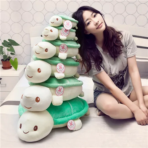 Fancytrader 39'' Big Turtle Plush Toy Giant Soft Anime Cartoon Tortoise Pillow Doll Gift for Kids Home Decoration 100cm 2 Sizes (5)