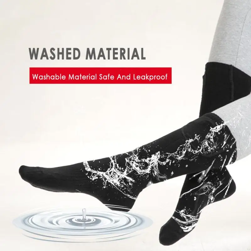 

Winter Boot Feet Warmer socks Electric Heated Socks 3.7V USB Rechargable Battery heating socks winter protection dropshipping