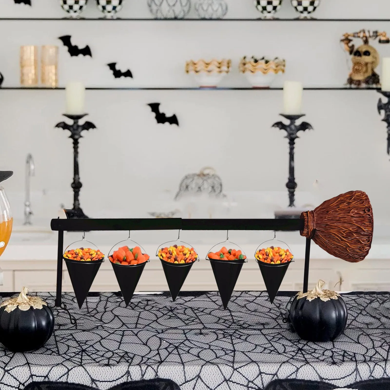 Snack Bowl Stand With Removable Basket Organizer halloween Pumpkin Fruit Holder Home Garden Ornament Diy Figurine Desktop Craft | Дом и сад
