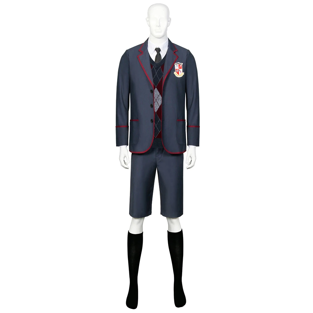 The Umbrella Academy Cosplay Costume Hargreeves Number Five Uniform High Grade Halloween Carnival Costumes for Adults (1)